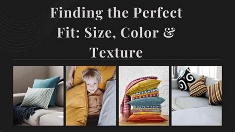 Finding Your Perfect Match: Size, Color, and Texture