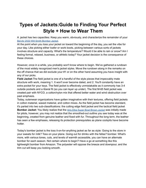 Finding Your Perfect Style