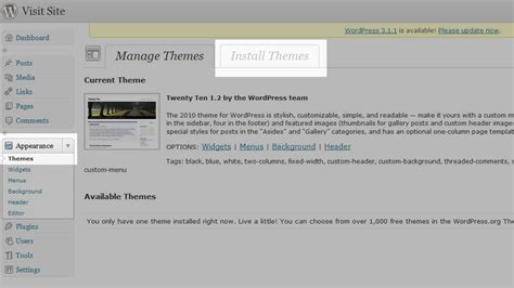 Finding Your WordPress Theme