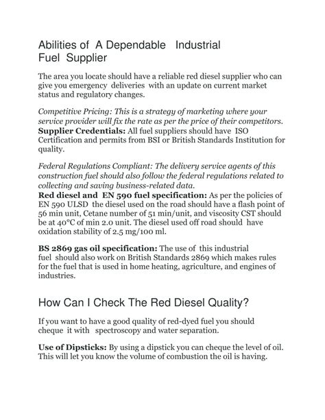 Finding a Reliable Diesel Supplier