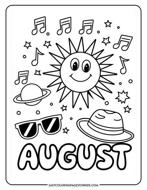 Finding and Printing Your Free August Coloring Pages
