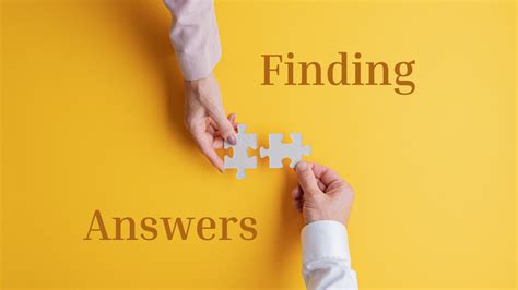 Finding some answers