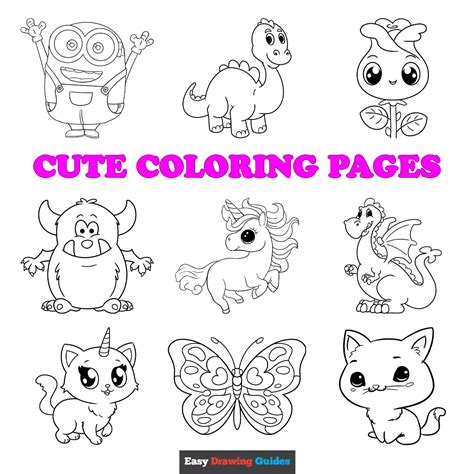 Finding the Best Cute Easy Coloring Pages