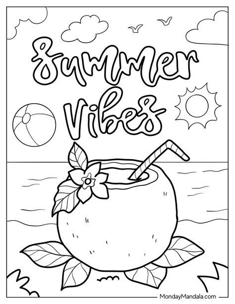 Finding the Best Free Summer Coloring Sheets Pdf