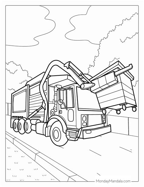 Finding the Best Garbage Truck Colouring In Pages