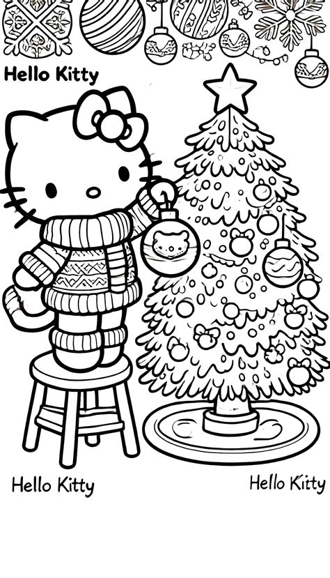 Finding the Best Hello Kitty Christmas Coloring Pages