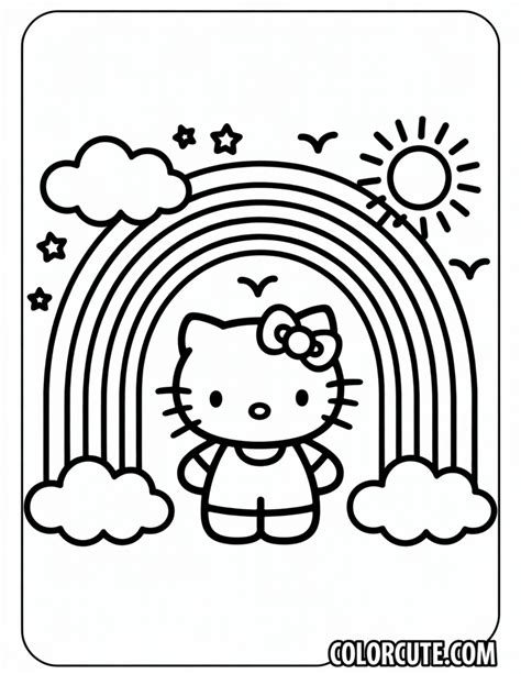 Finding the Best Hello Kitty Rainbow Coloring Pages