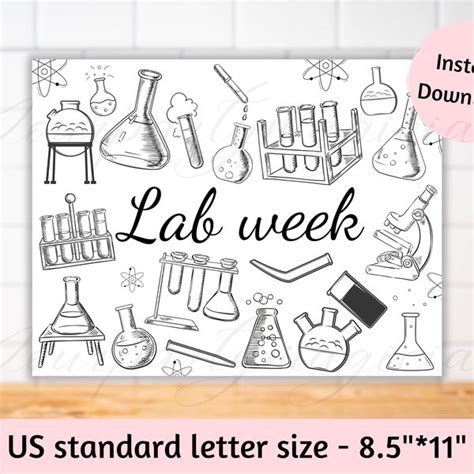 Finding the Best Lab Week Coloring Pages Printable Resources