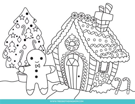 Finding the Best Printable Gingerbread House Colouring Pages