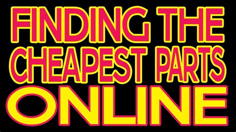 Finding the Cheapest Parts