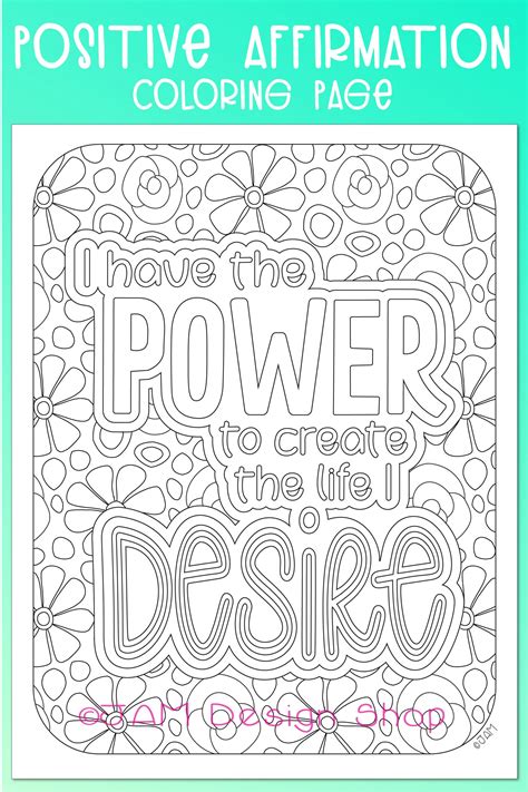 Finding the Perfect Affirmation Coloring Pages for You