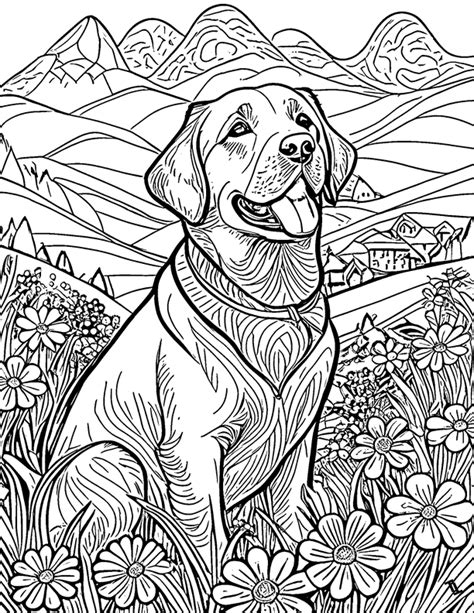 Finding the Perfect Coloring Pages Labrador Retriever Designs