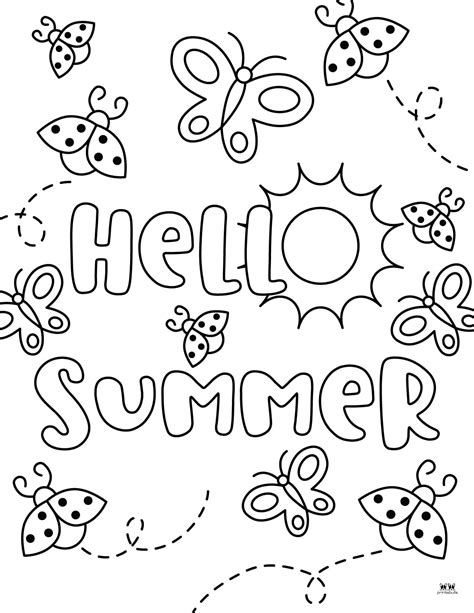 Finding the Perfect Coloring Pages Summer Printable