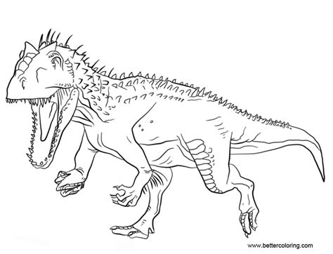 Finding the Perfect Dominus Rex Coloring Page