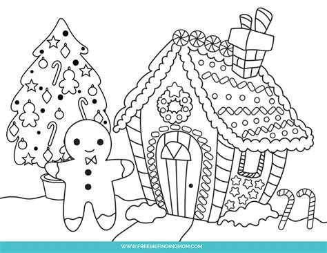 Finding the Perfect Gingerbread House Coloring Page Printable