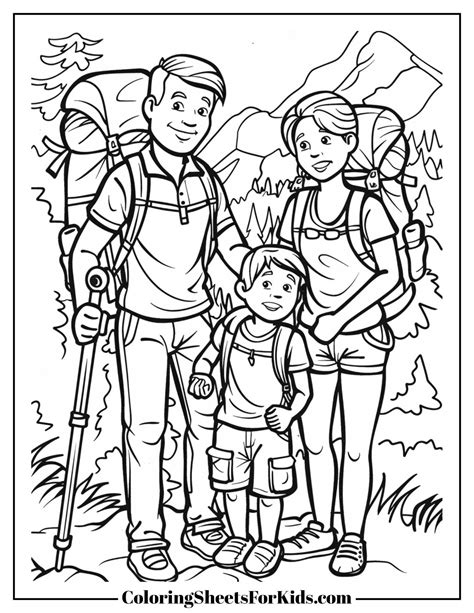 Finding the Perfect Hiking Coloring Page Design