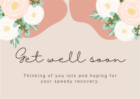 Finding the Perfect Printable Get Well Soon Card Template