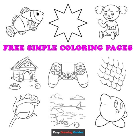 Finding the Perfect Simple Coloring Sheets