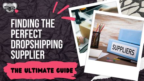 Finding the Perfect Supplies