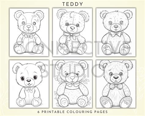 Finding the Perfect Teddy Bear Coloring Pages