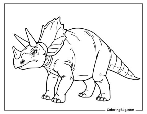 Finding the Perfect Triceratops Colouring Sheet Design
