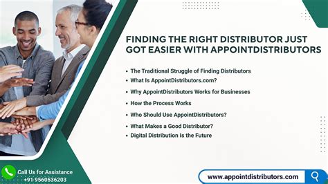 Finding the Right Distributor