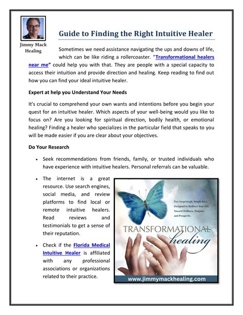 Finding the Right Healer