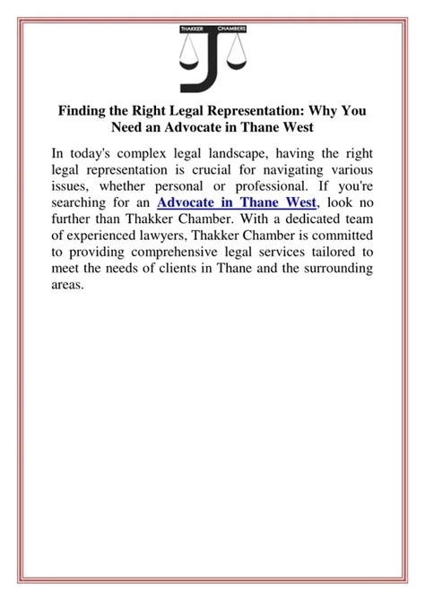 Finding the Right Legal Representation