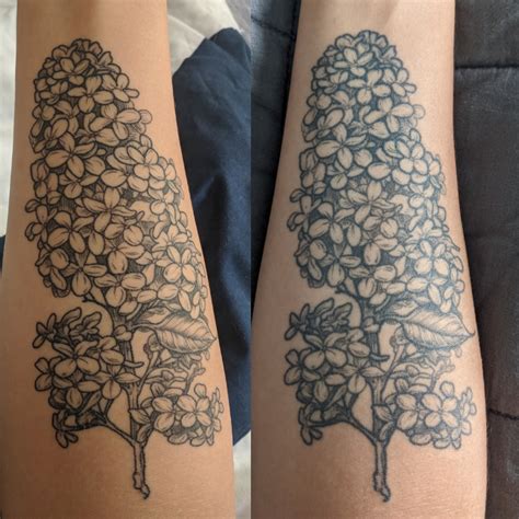 Fine Line Tattoo After 10 Years