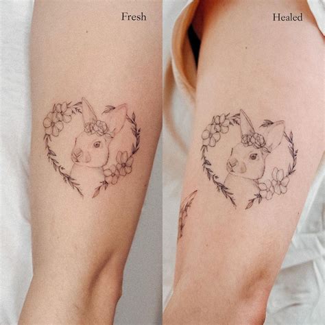 Fine Line Tattoos Healed