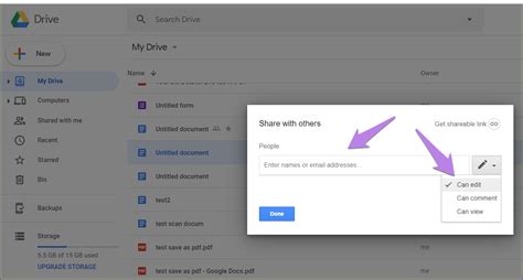 Fine-Tuning Google Drive Permissions