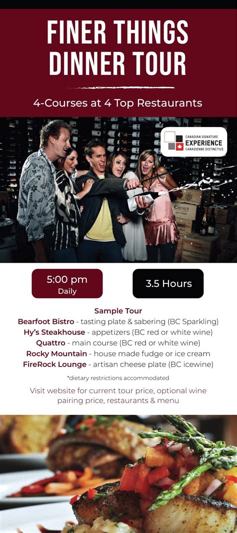 Finer Things Dinner Tour