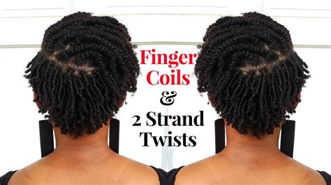 Finger Coils & Two-Strand Twists