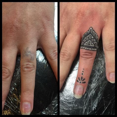 Finger Cover Tattoo