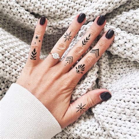 Finger Hand Tattoos