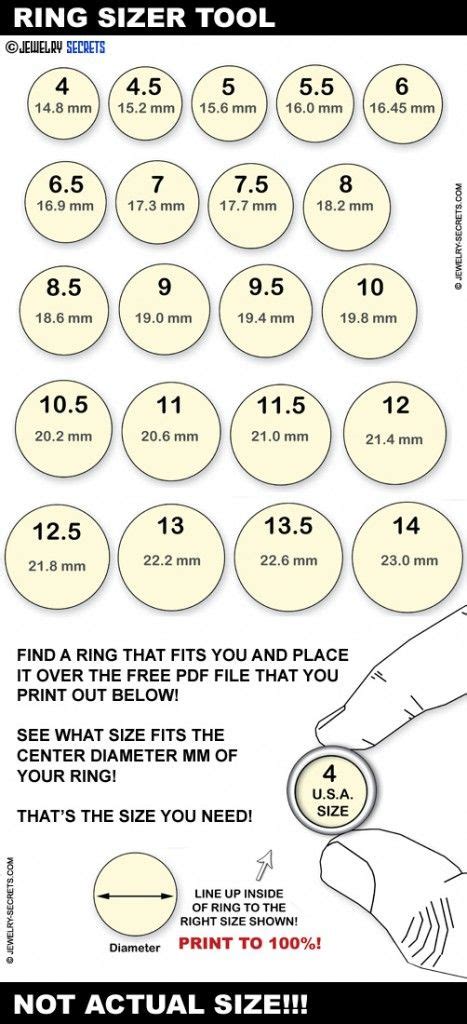 Finger Sizing Chart