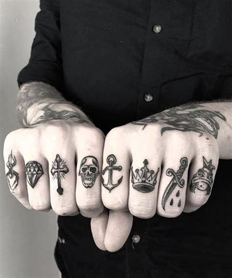 75 Finger Tattoos For Men Manly Design Ideas