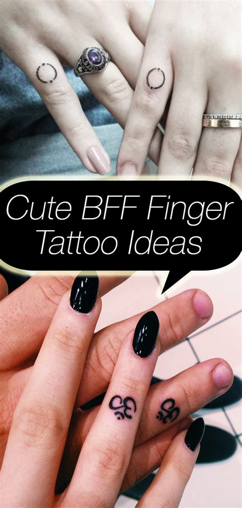 Finger Tattoos For Best Friends