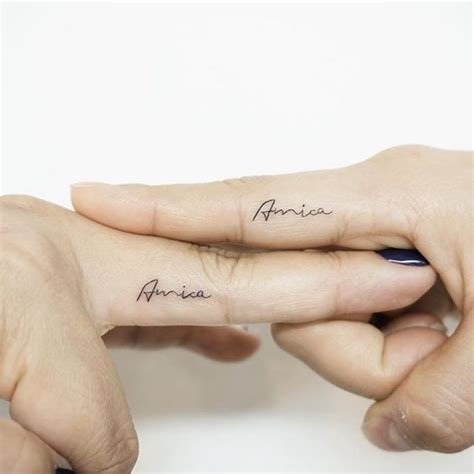 Finger Tattoos Name