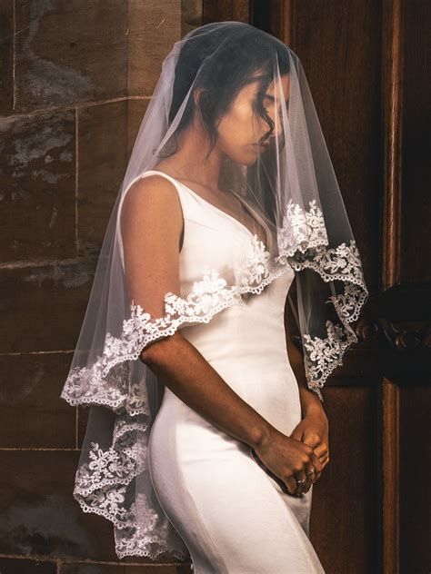 Bride with Fingertip Veil