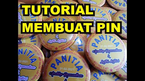 Tutorial membuat pin