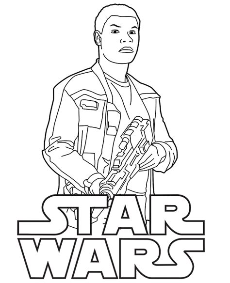 Finn Star Wars Coloring Pages