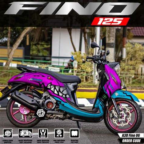 Fino Modifikasi Stiker