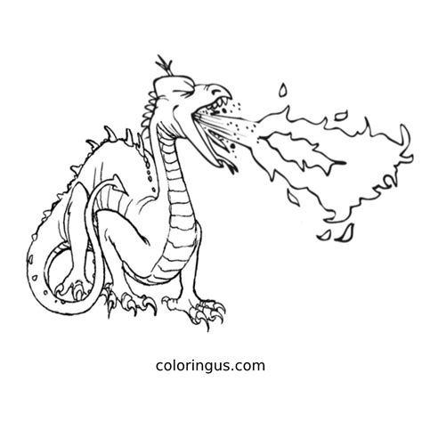 Fire Coloring Pages