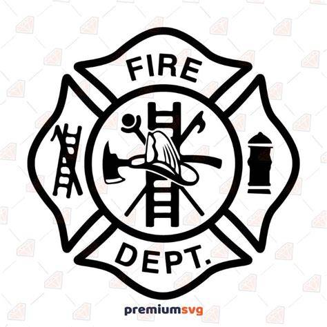 Light Up Your Crafting Game with Fire Dept. SVG Free - Igniting Your Design Creativity!