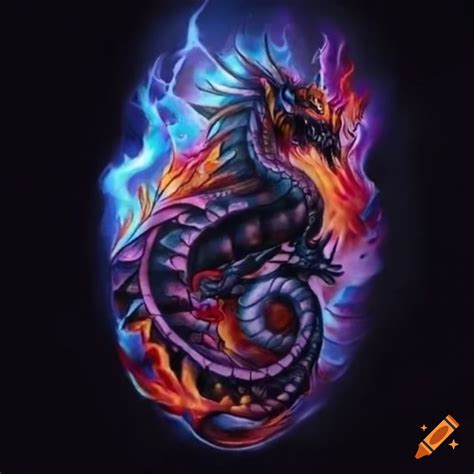 Fire Dragon Tattoo
