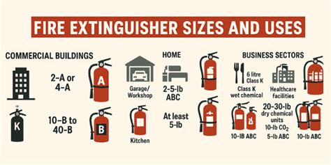 Fire Extinguisher Size Chart