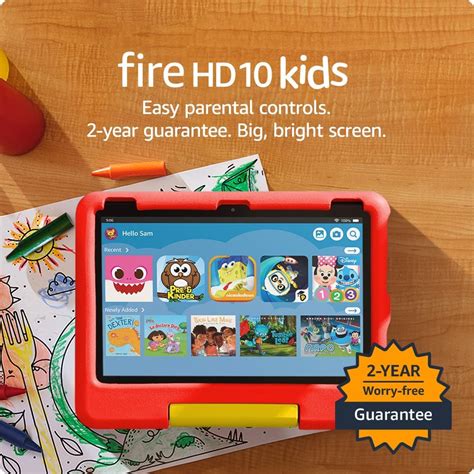 Fire HD 10 Kids Edition camera