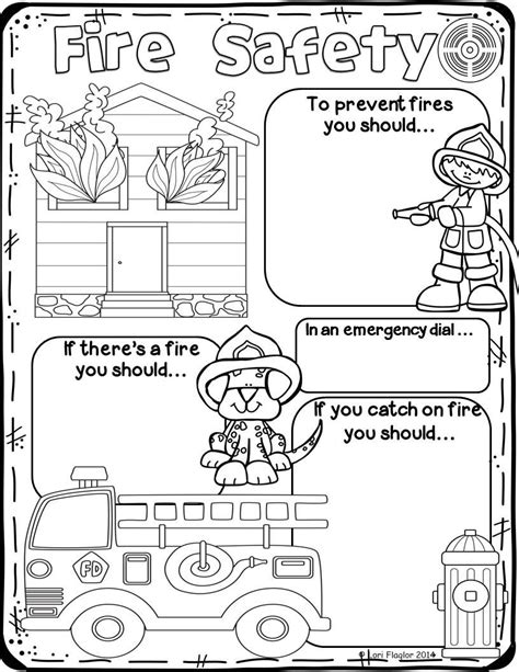 Fire Safety Worksheets For Kindergarten