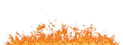 Fire White Background